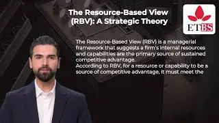 Strategic Management Module 4  Internal Environment and Resource Based View RBV