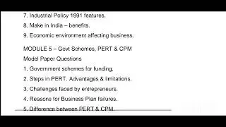 BEC501&ndash;Technological Innovation Management & Entrepreneurship | 5th Sem Most Repeated Questions |VTU