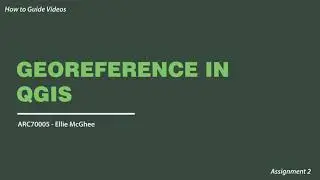 How to Georeference a Map or Image in QGIS
