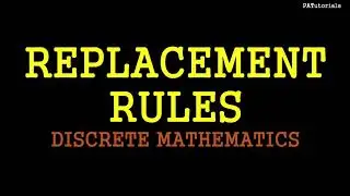 Logical Equivalences (Replacement Rules) | PATutorials