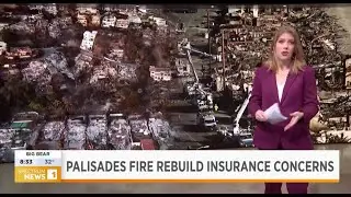 Spectrum News 1: Palisades Fire Rebuild Insurance Concerns