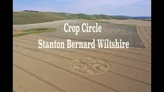 Crop Circle  Stanton St Bernard Wiltshire