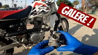 Je r&eacute;pare mon XR80 sur le trottoir