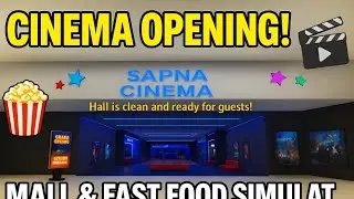 Mall & Fast Food Simulator Game Part 2 | Shopping & Cooking Fun Gameplay