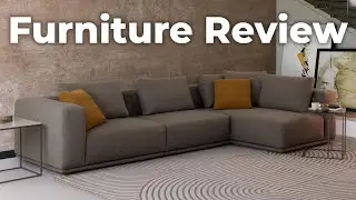 Modern sectional SOFA with hidden feet | Discover Paros