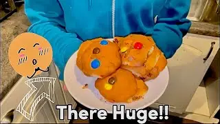Chocolate chip/M&M Cookies Made By Me