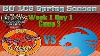 SUPA HOT CREW XD vs Team ROCCAT | EU LCS Spring 2014 Week 1 Day 1 | HD