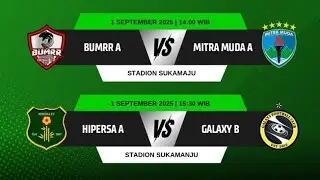 LIVE 12 Besar BUMRR FC A VS MITRA MUDA  FC A 2025 Nine Stars Studio TV