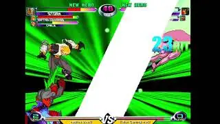 Marvel vs Capcom  2 Online Matches NullDC BEAR Tleloc vs Caditos Mvc2