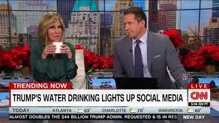 CNN Makes Fun of Trump Drinking Water, Cuomo Claims to Drink 'Like A Man'