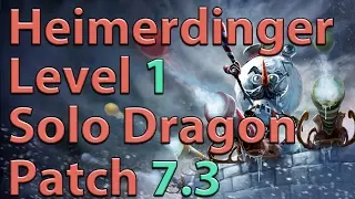 League of Legends: Heimerdinger Level 1 Solo Dragon Season 7 (Patch 7.3)