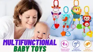 CAR SEAT TOYS FOR BABIES | MULTIFUNCTIONAL STROLLER TOYS FOR  INFANTS