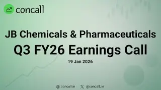 JB Chemicals & Pharmaceuticals Ltd Q3 FY26 Earnings Conference Call | Concall.in