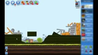 Angry Birds Mighty Hoax 10 Walkthrough Facebook 3 stars