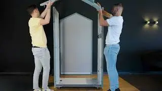 Officemania | Akoestische cottage pod werkplek montage #monteren