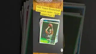 1981 Topps Basketball Waxpack open  Huge open! Part 2