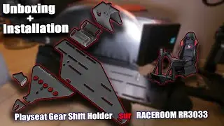 👉 Unboxing & installation - Playseat gearshift holder sur RaceRoom - (TrackTime) RR3033 / RR3055