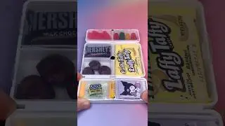 Миниатюрная упаковка для закусок Kuromi 💜🍬 конфеты, желе, мармелад, шоколад, asmr еда, мукбанг