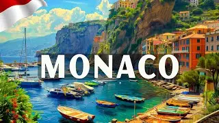 FLYING OVER MONACO (4K UHD) - Relaxing Music Along With Beautiful Nature Videos - 4K Video HD