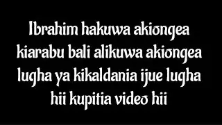 IBRAHIM HAKUW AKIONGEA KIARAB BALI ALIONGEA KIKALDANIA IJUE KIUNDAN LUGH HII HAPA, SHK, KHAMIS IMAMU