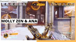 MOLLY ZENYATTA POV | Playoffs | Chengdu Hunters vs London Spitfire | OWL Season 2020