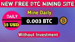 New Bitcoin Free Mining Site 2020 | Free BTC mining site | Bitcoin Mining site