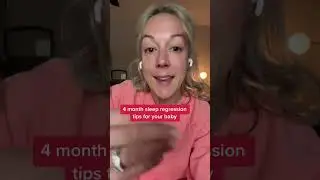 4 month baby sleep regression tips!