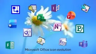 Microsoft Office icon evolution