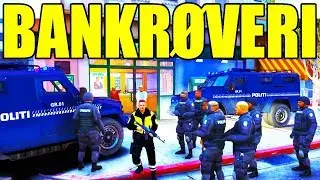 BANKRØVERI MED GIDSLER - GTA V LSPD:FR - DANSK POLITI [#73]
