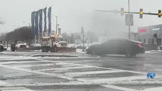 Motorists across Hampton Roads brave the roads Sunday Morning