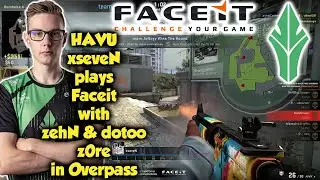 HAVU xseveN plays Faceit with zehN & dotooo & z0re in Overpass