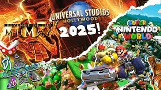 Universal Studios Hollywood 2025: Revenge of The Mummy & Super Mario World!
