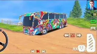 Coach Bus Simulator India Off Road Driving Bus Game Simulator  Usman Gamer 886 Gameplay  #124
