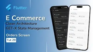 Orders Screen | E Commerce App | Flutter | Tut 29 | Hindi/Urdu