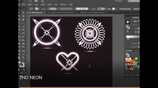 How to create Neon/Glow shape Effect in Adobe Illustrator Tutorials (Part 2) @vidIQ