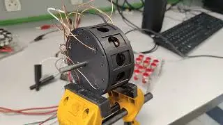 3D Printed permanent magnet synchronous motor (BLDC) test