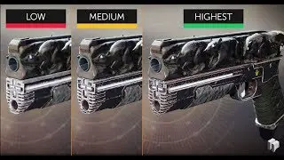 Destiny 2 &ndash; Highest vs. Medium vs. Low | PC | 4K UHD Graphics Comparison