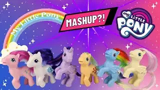 Amazon Exclusive MLP Mashup! My Little Pony Retro Rainbow Mane 6! #friendchip