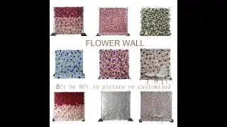 Wedding Decoration Decorative Flowers Supplies Artificial Wholesale Panel Backdrop Green Flower Wall