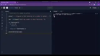 Python || factorial of a number in python || CoeWithMe