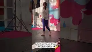 Om Chanting on Stage - Alexandra Palace London