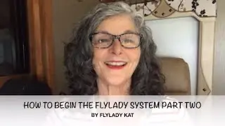 FLYLADY KAT - HOW TO BEGIN THE FLYLADY SYSTEM PART 2 - DECLUTTER - FLYLADY ROUTINES & CLEANING ZONES