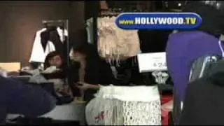 Kim Kardashian At H&M Store in Los Angeles.