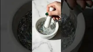 Grinding Mirror Disco Cube Into Rainbow Shards 🪩🌈 #asmr #oddlysatisfying