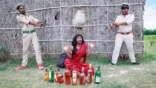 intelligent Daru Wala || Top New Comedy Video Amazing Funny Video 2025 😂 || Arvind Funny 0.2