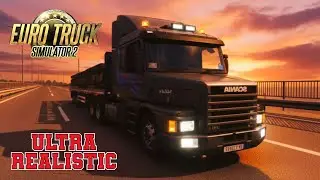 SCANIA 143H V8 700CV! 🔊 SOUND DIRET&Atilde;O BRUTAL (1000-1550RPM) | ETS2 (1.56) Gameplay MOD Caminh&atilde;o Top!