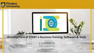 Development of START e-Business Training: Software & Tools