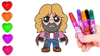 🦸 Learn How to Draw Garrett Garrison | Step-by-Step Drawing for Kids 🖍️
