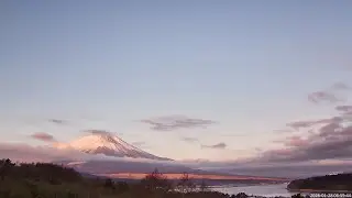 【毎日タイムラプス】2026年1月28日の富士山と山中湖の1日を100秒で再生 #富士山ライブカメラ #タイムラプス