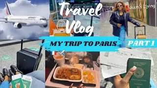 TRAVEL VLOG: NIGERIA TO FRANCE PART 1 l AIRPORT & FLIGHT EXPERIENCE l PACK & PREP #travel #vlog